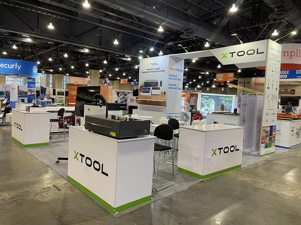 美国费城教育装备展览会ISTE-XTOOL展位展台设计搭建(图2)