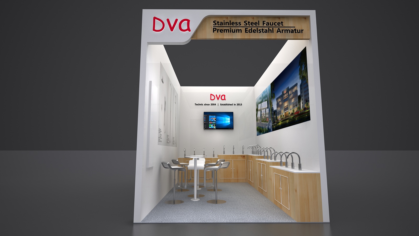 奥地利家具展DVA展台设计搭建(图1)